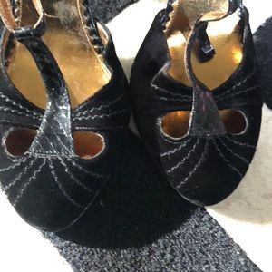Bcbg Black velvet heels